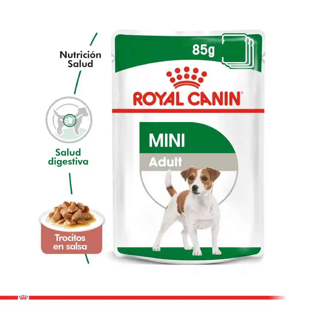 Alimento Humedo Royal Canin Mini Adult Pouch 85gr