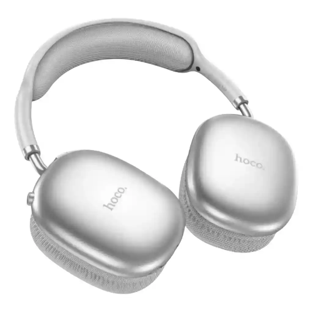 Audífonos Bluetooth Hoco W35 Air – 45 Horas De Batería, Sonido Envolvente, Plateado