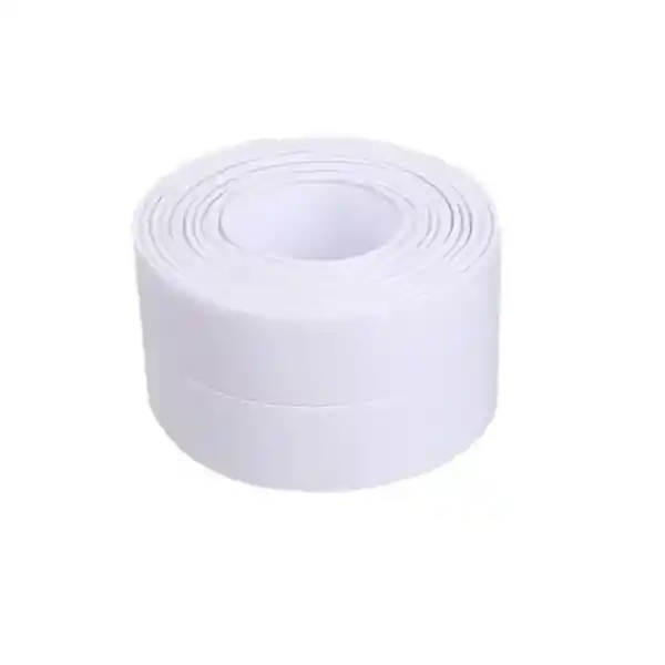 Cinta Sellado Cocina Baño 3.8cm X 3.2m Blanco
