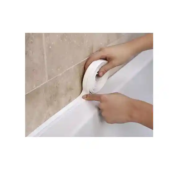 Cinta Sellado Cocina Baño 3.8cm X 3.2m Blanco