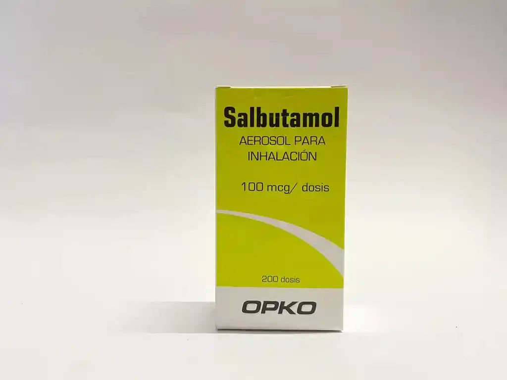 Salbutamol Aerosol Para Inhalación 100 Mcg/dosis