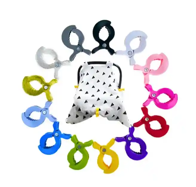 Pinzas Para Coche Sujeta Mantas Para Bebe 2 Unidades
