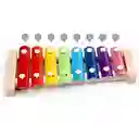 Metalofono Xilofono 8 Notas De Madera Para Niños Y Niñas
