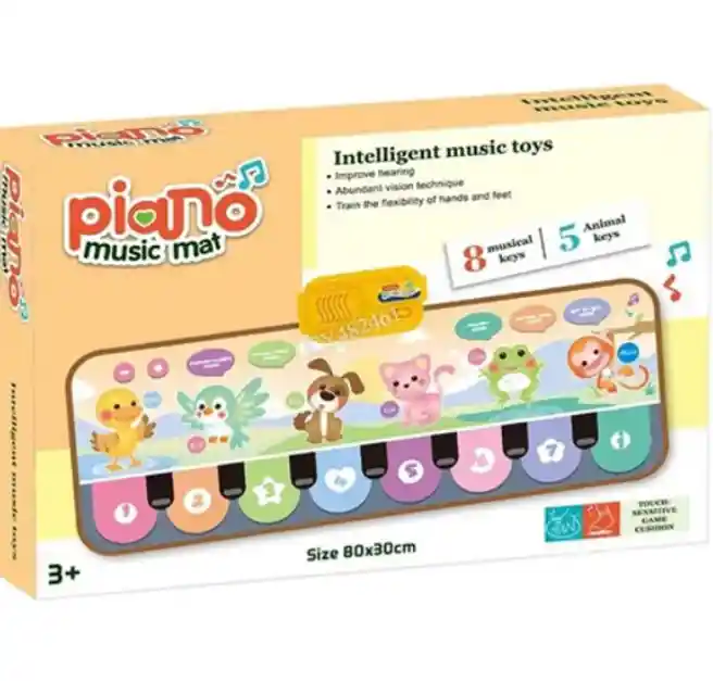 Alfombra Sensorial Tapete Baile De Piano Musical Para Niños