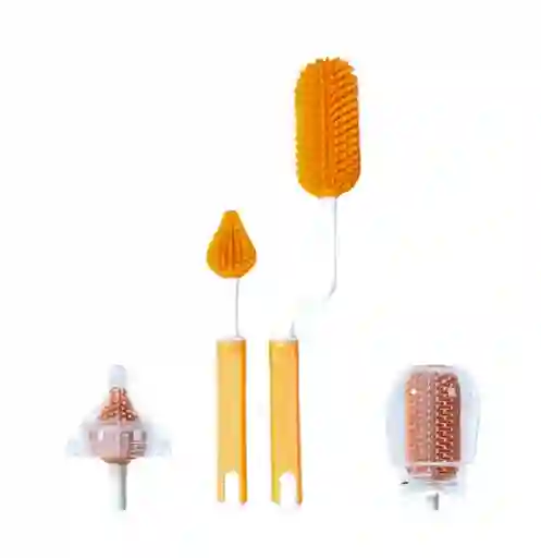 Cepillos De Silicona Limpiadores De Mamaderas Y/o Tetinas