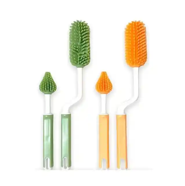 Cepillos De Silicona Limpiadores De Mamaderas Y/o Tetinas