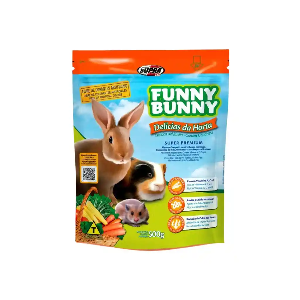 Funny Bunny Delicias, Conejos, Hámster, Cobayas 500 G