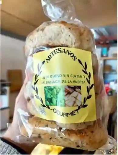 Pan Keto Queso Y Albahaca Artesanos Gourmet