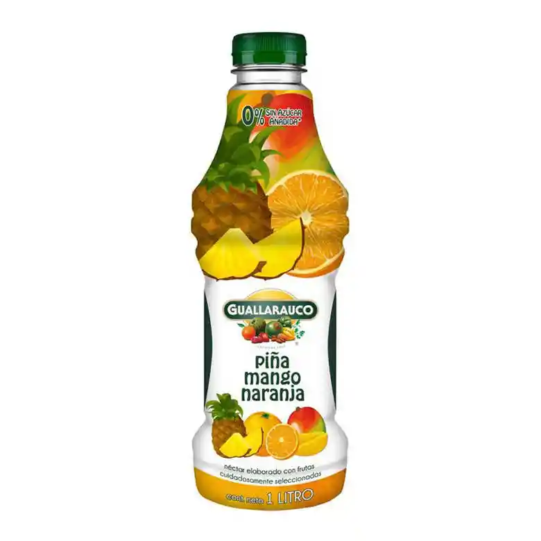 Jugo Guallarauco Mango Piña Naranja Botella 1lt	