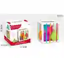Juego Didáctico Estimulación Temprana Montessori Cubo Formas