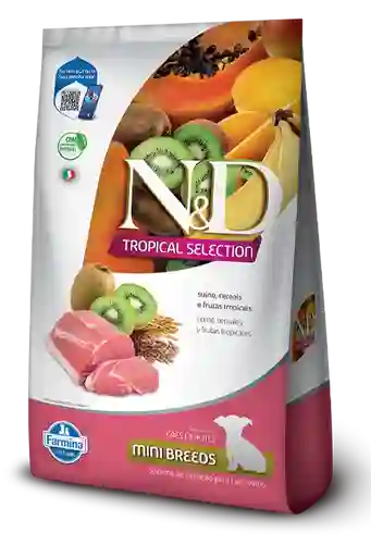 Nd - Tropical Selection Perros Cachorros Mini Breed Sabor Cerdo, Cereales Y Frutas Tropicales 2.5 Kg