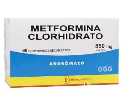 Metformina Clorhidrato Com 850 Mg X 60
