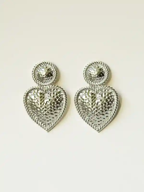 Aros Plata Corazón