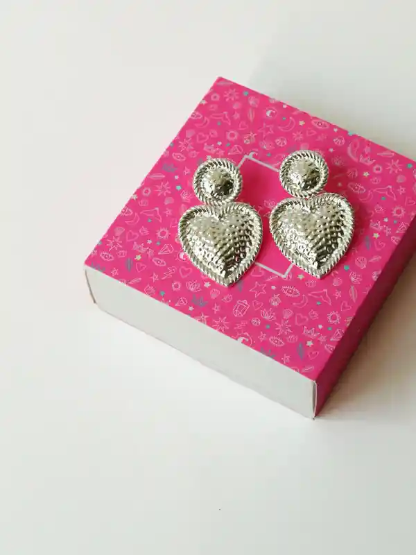Aros Plata Corazón