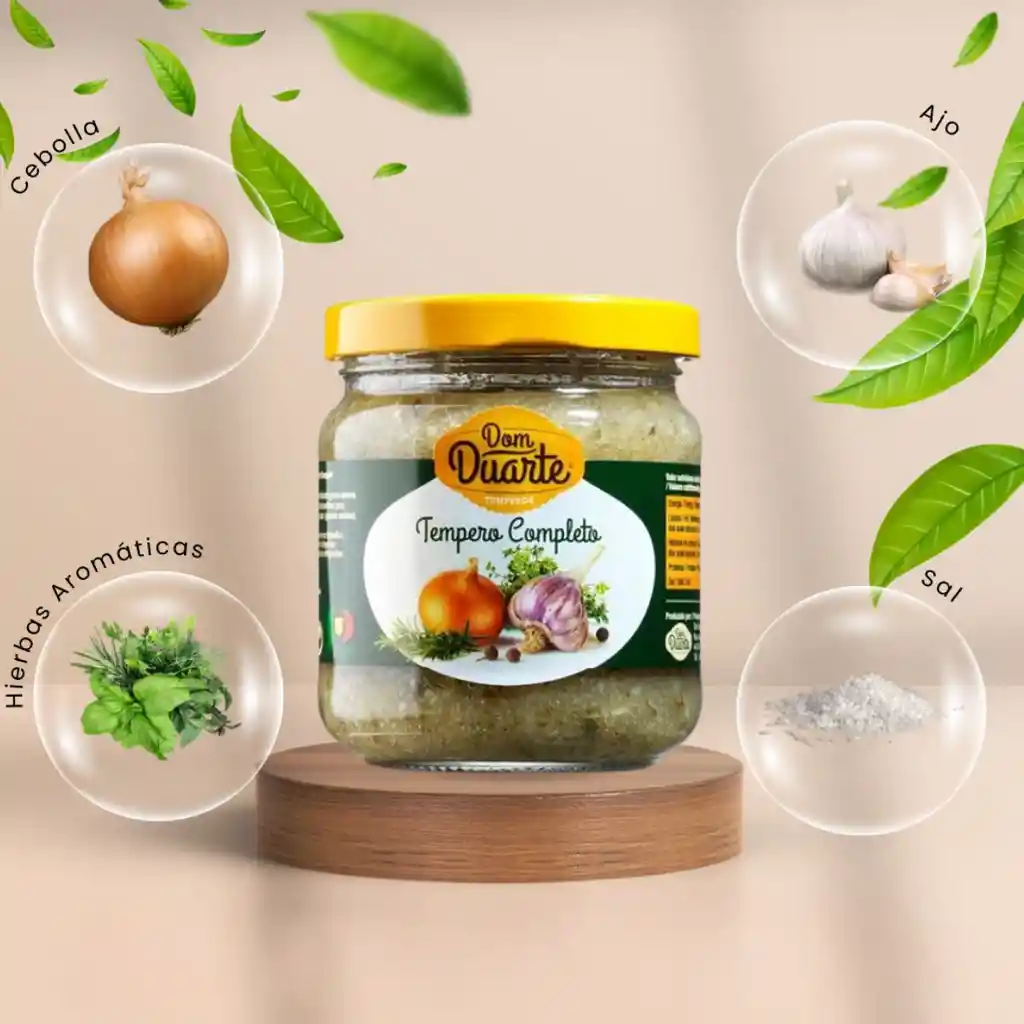 Aliño Completo En Pasta Dom Duarte 200g Frasco