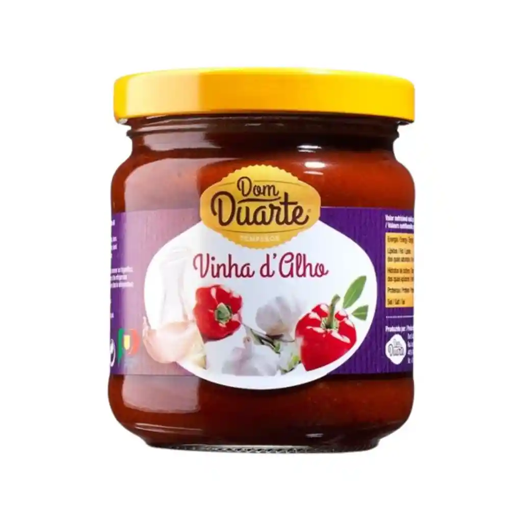 Ajo Pimentón En Pasta Dom Duarte 200g Frasco