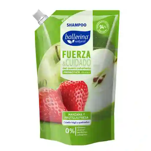 Ballerina Shampoo Fuerza & Cuidado Doypack 750 Ml