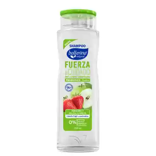 Ballerina Shampoo Fuerza & Cuidado Frasco 750 Ml