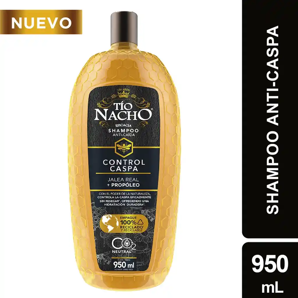 Shampoo Tío Nacho Anti Caspa 950ml