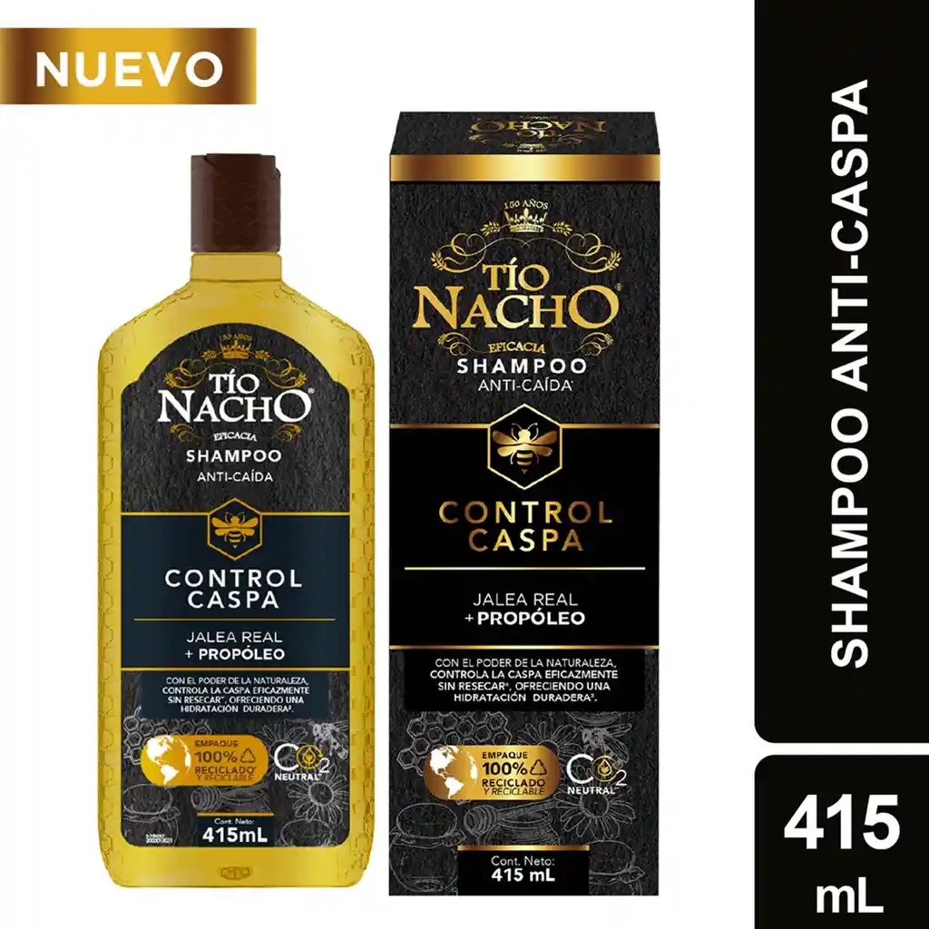 Shampoo Tío Nacho Anti Caspa 415ml