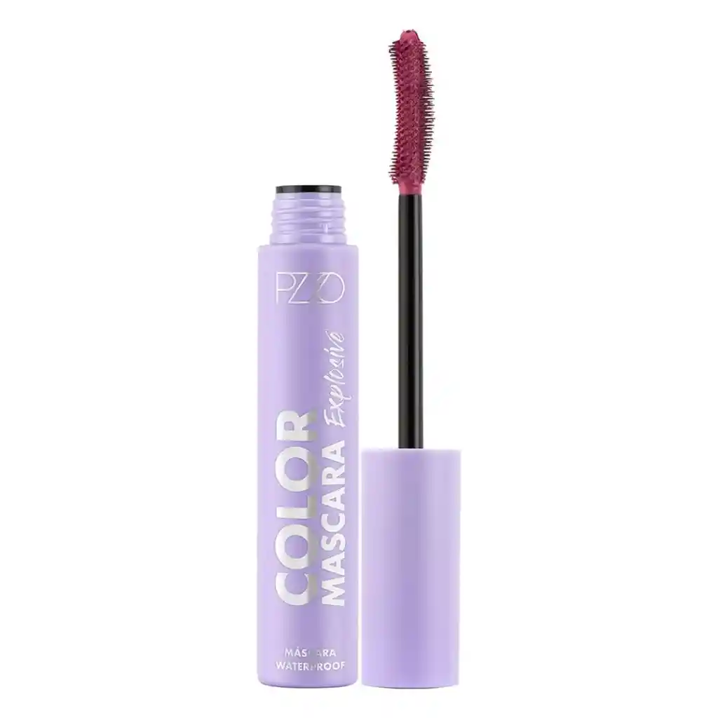 Mascara Pestañas Explosive Waterproof Color Burgundy