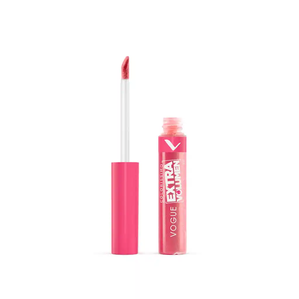 Labial Coloríssimo Extra Volumen Atardecer Intenso Rosa