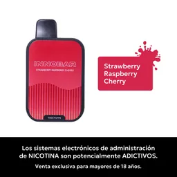 Vaporizador Innobar Strawberry Raspberry Cherry 7000puffs