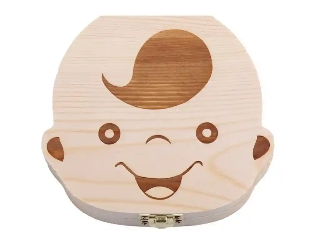 Cajita De Madera Para Guardar Dientes De Leche Niños