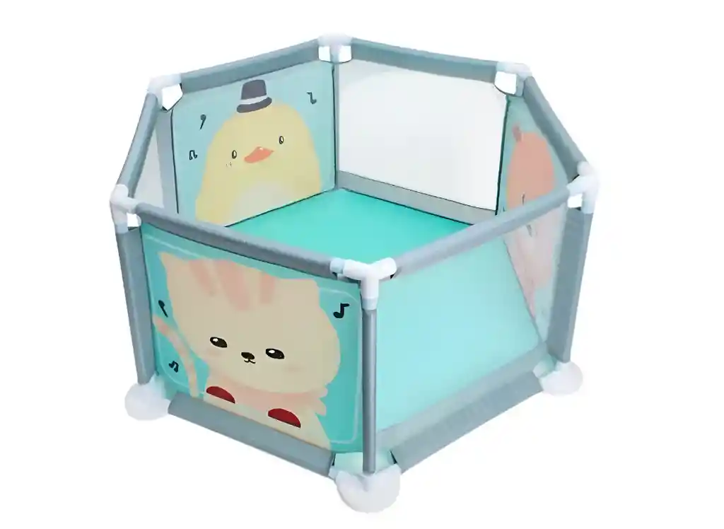 Corral Para Bebé Alta Seguridad Valla De Juego Plegable