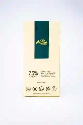 Barra Keto 75% Cacao Andino