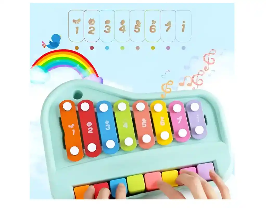 Xilófono-piano Didáctico Musical Educativos Bebé Niños