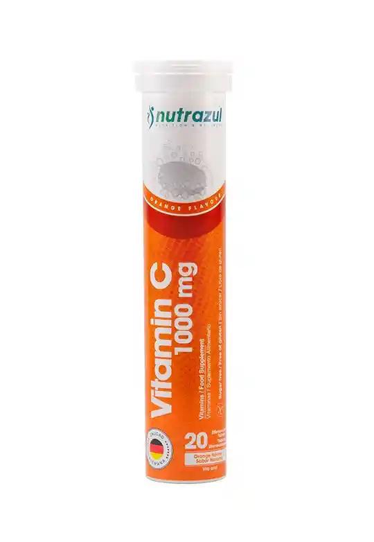Vitamina C Tab Efe Naranja 1000 Mg X 20