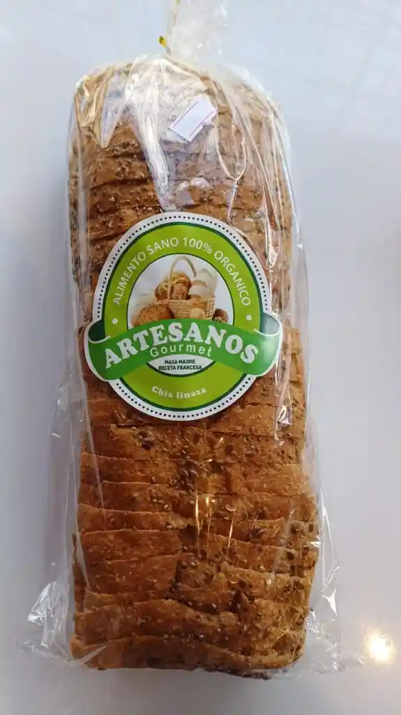 Pan Sarraceno Chia Y Linaza Artesanos Gourmet