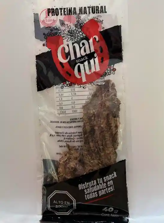 Charqui De Carne De Equino Deshidratada Y Sal 40grs