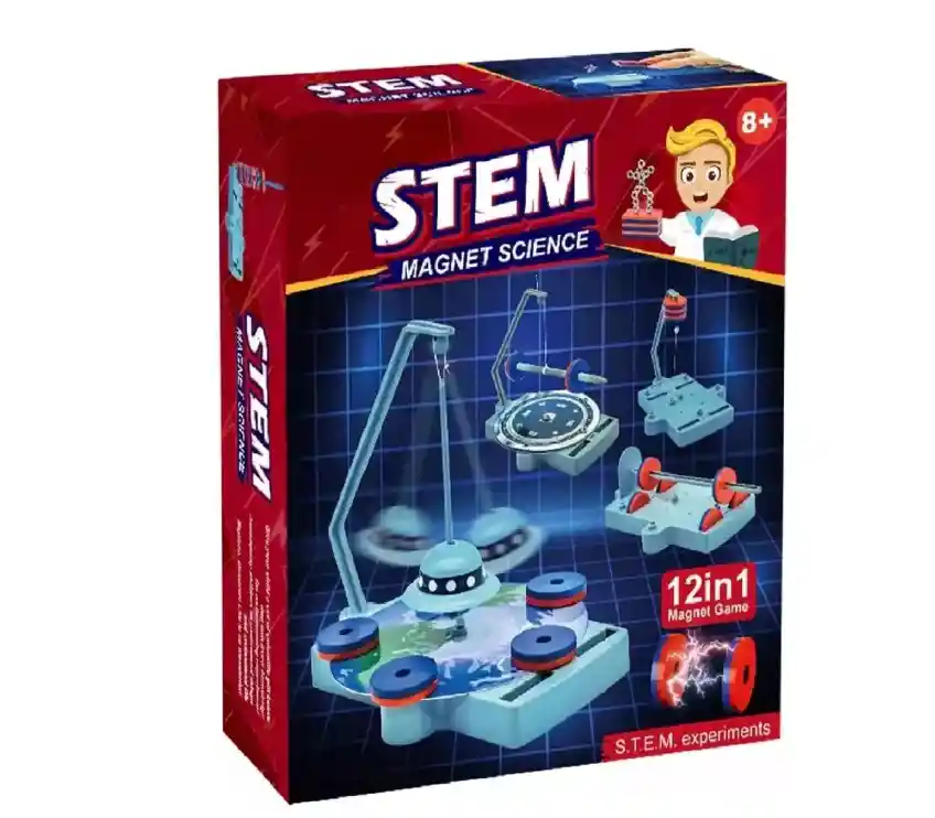 Juego Didáctico Imanes Experimento Ciencia 2 En 1 Educativo