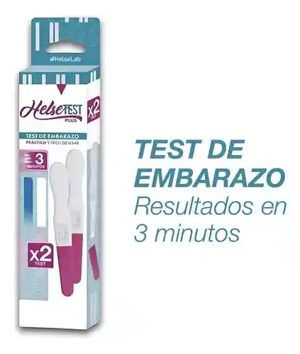 Helsetest Plus Lapiz X 2 Test Embarazo