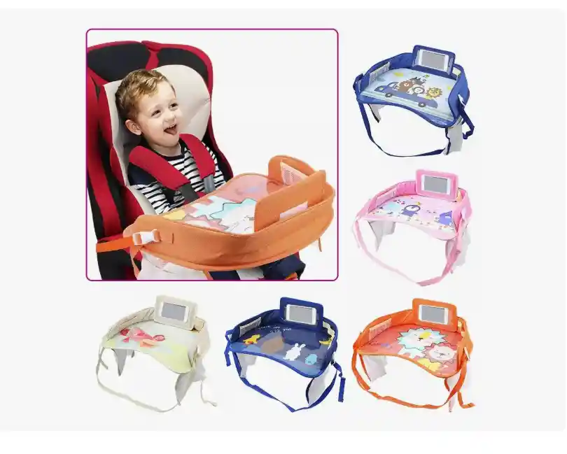 Mesa Bandeja Para Niños Multifunción Auto Coche Sillas Color