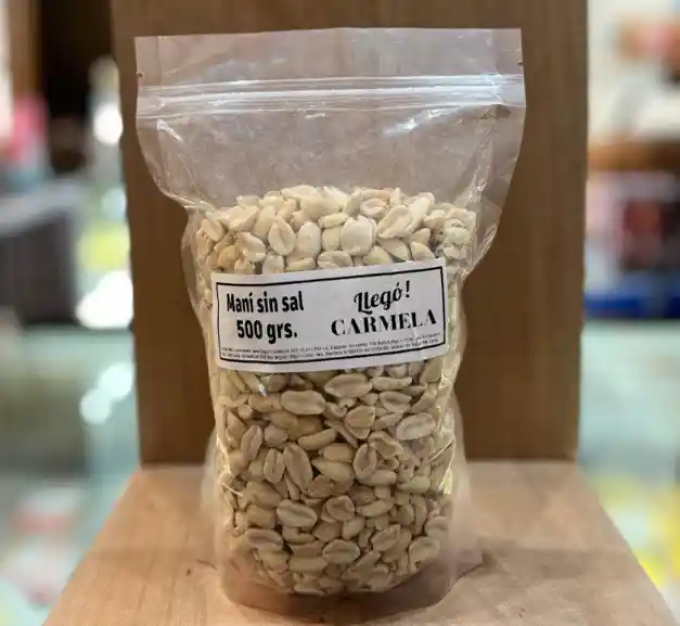 Frutos Secos Mani Sin Sal 500 Gr	