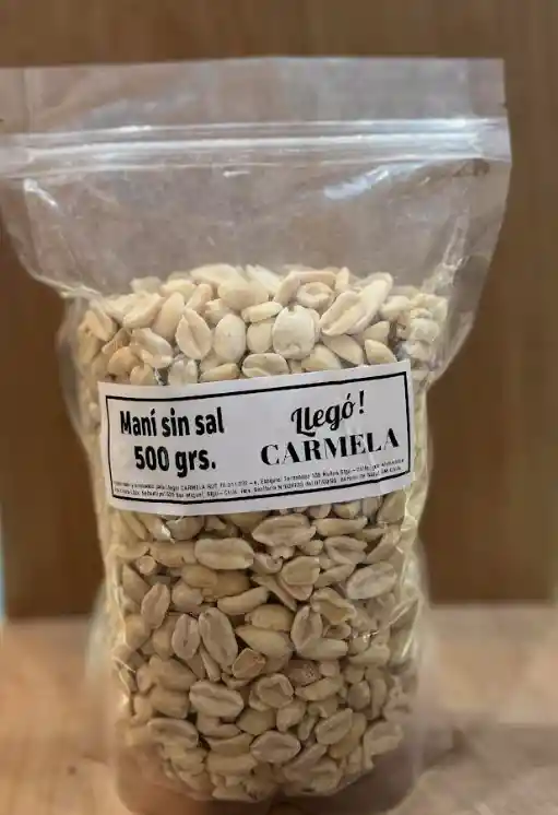 Frutos Secos Mani Sin Sal 500 Gr	