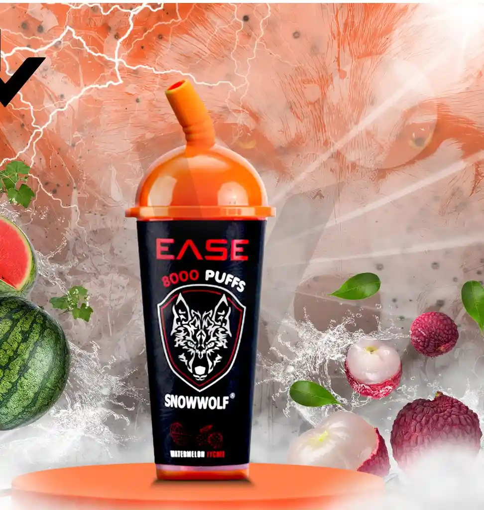 Vaper 8000 Puffs Watermelon Lychee - 5% Nic