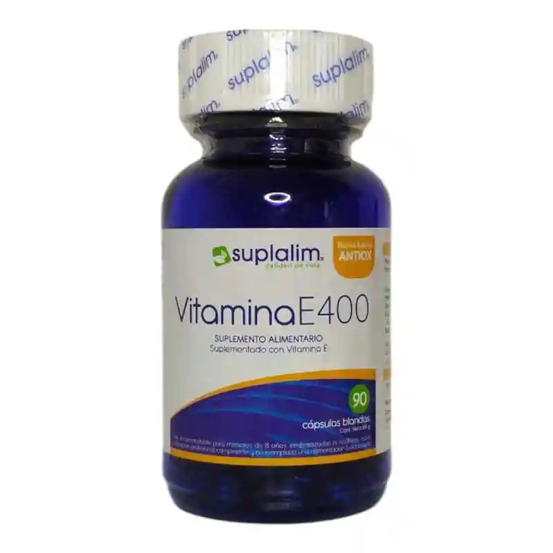Vitamina E400 X 90 Capsulas Suplalim