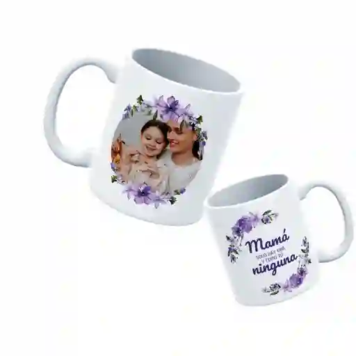 Taza Mamá Solo Hay Una Personalizada Con Foto