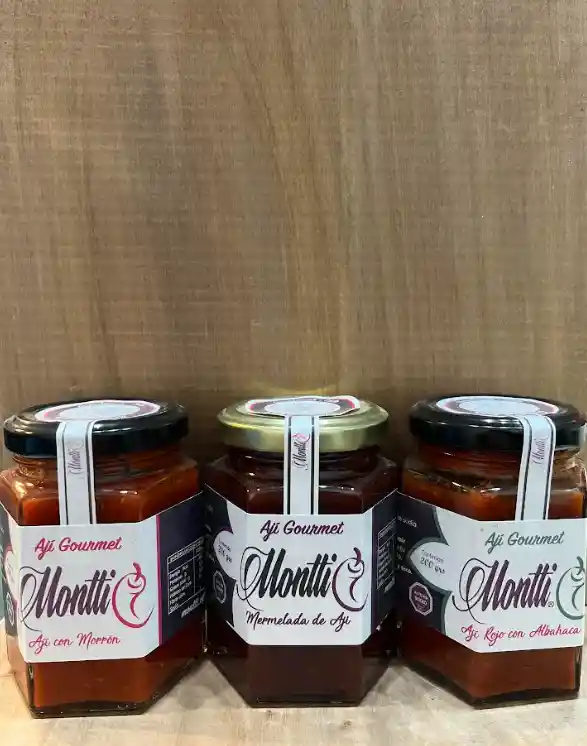 Aji Montti Mermelada Aji Gourmet 200 Grs	