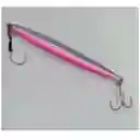 Señuelo Pesca Jig Silstar 14cms 100grs Sinking Fucsia/blanco-perlado De Metal Chispa