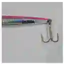 Señuelo Pesca Jig Silstar 14cms 100grs Sinking Fucsia/blanco-perlado De Metal Chispa