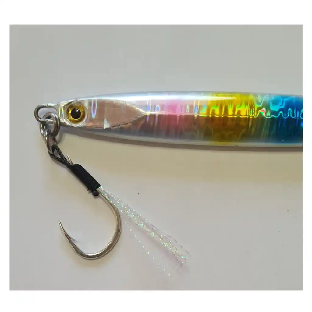 Señuelo Pesca Jig Silstar 14cms 100grs Sinking Payaso De Metal Chispa