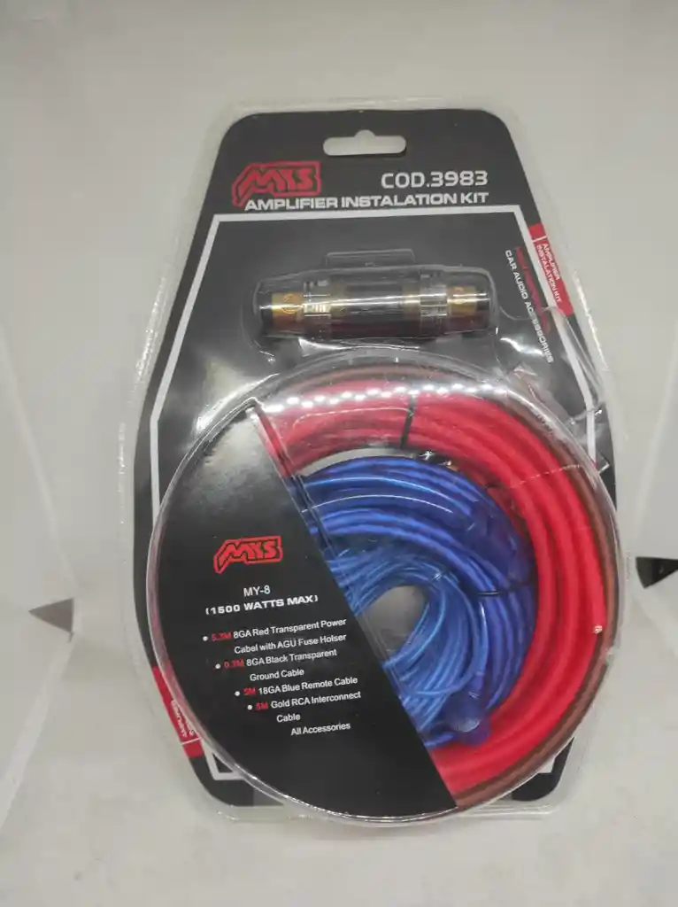 Kit Cables Amplificador Y Subwoofer