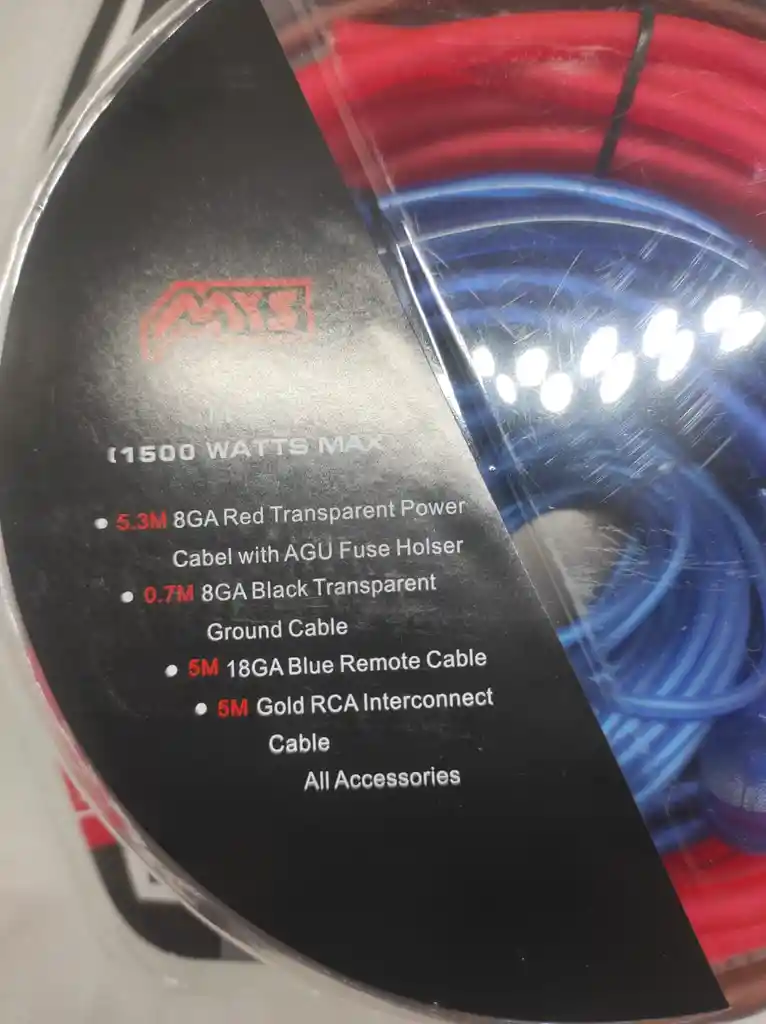 Kit Cables Amplificador Y Subwoofer