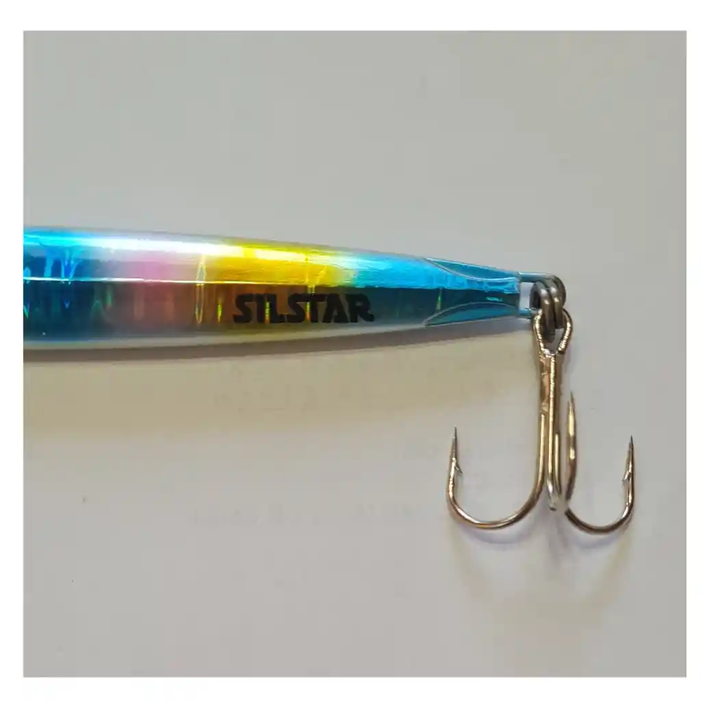 Señuelo Pesca Jig Silstar 14cms 100grs Sinking Payaso De Metal Chispa