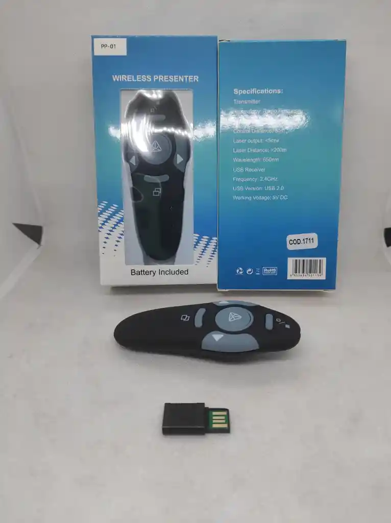 Presentador Puntero Laser Para Diapositivas Inalámbrico